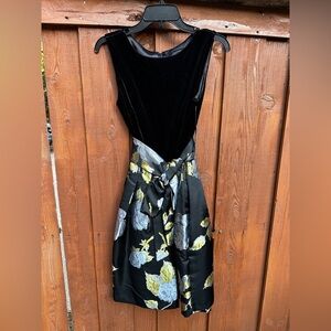 Tahari velvet jacquard dress